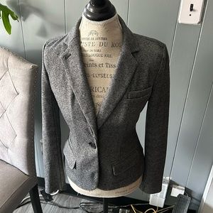 Gray One button Blazer